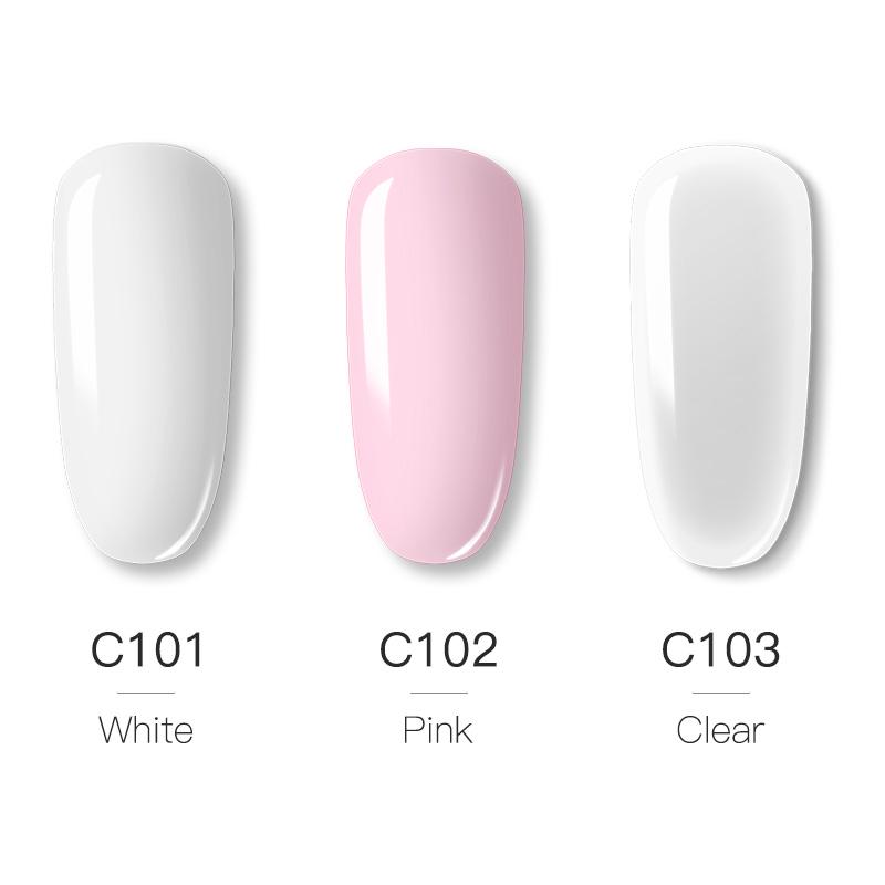 ROSALIND Acrylic Powder Poly Gel na nehty pro lak na nehty Dekorace Crystal Manikúra Sada Profesionální příslušenství na nehty