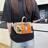 Unisex Crossbody Bag – Korean Minimalist Design Compartment with Water Bottle Holder for Hiking Climbing
