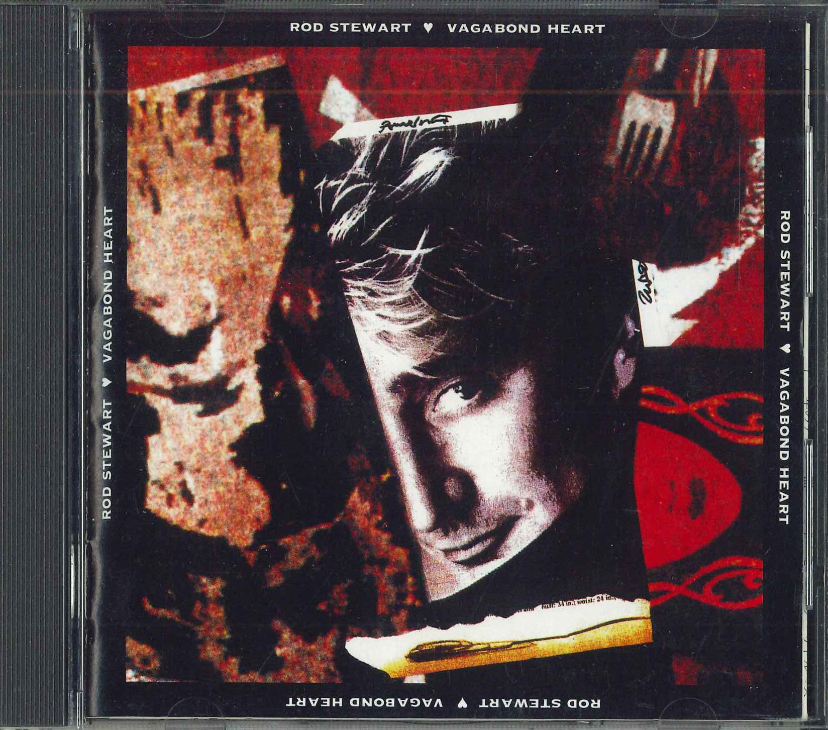 

CD ROD STEWART - Vagabond Heart WPCP4199 Warner Bros. Re 1991 Japan Rock Used