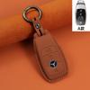 Suitable for new Mercedes-Benz key cases, genuine top-layer cowhide handmade car key pouch, smart full-cover car key holder