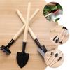 6PCS/2 Sets Gardening Tools Set Mini Spade Shovel Rake Flower Potted Plant Succulents Planting Tools Potted Soil Loosening and Flower Planting Tools