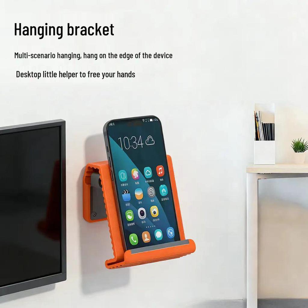Universal Silicone Flexible Folding Stand for Phone, Tablet, and Laptop - Portable and Creative Design for Travel.