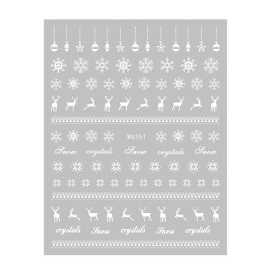 Exquisite Nail Art Patch Christmas Patterns Various Styles DIY