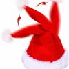 Electric Christmas Santa Hat Singing Dancing Moving Patchwork Hats Funny Toy Party Winter Warm Musical Dance Xmas Hat Gifts