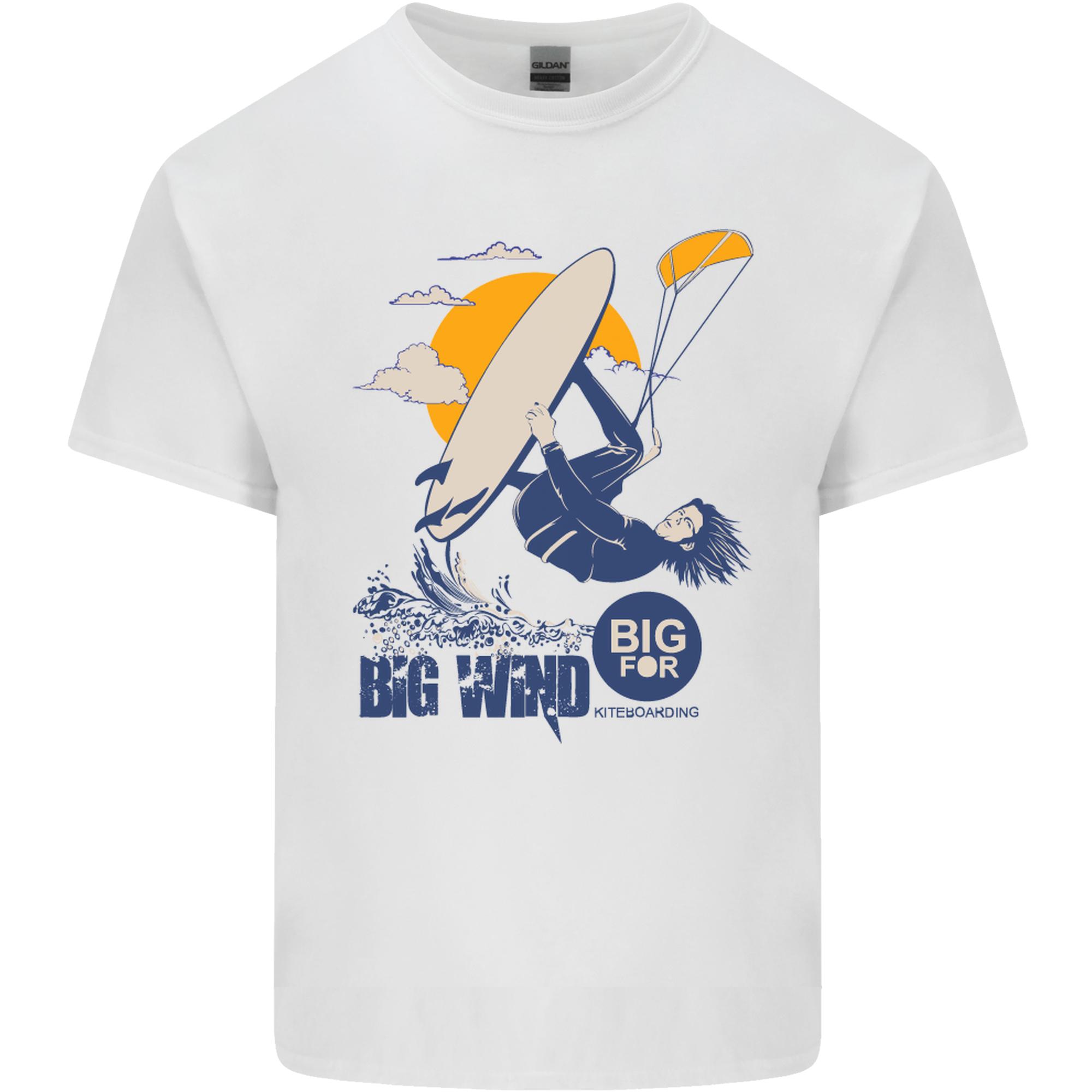Big Wind Kiteboarding Kiteboard Unisexs Light Cotton TShirt S