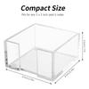 Large Sheet Compacts Clear Stick Note Holders Box with Adhesive Note Office Essential With Space Saving Storage Solution