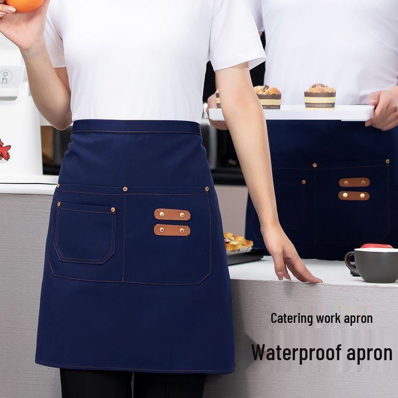 Moderne Wasserdichte Canvas-Halbschürze - Atmungsaktiv & Verschleißfest für Arbeit & Gastronomie