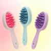2 in 1 Hair Washing Brush Double Side Shampoo Brush Silicone Scalp Massage Brush Hair Shower Comb Bath Shower Brush