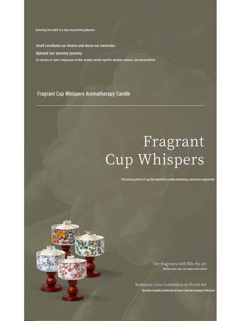 Camellia Scented Candle & Essential Oil Gift Set with Ceramic Diffuser - Hotel Room Fragrance & Deodorizer