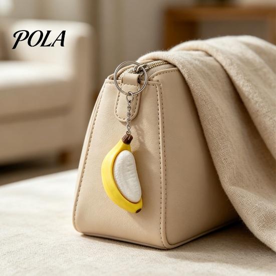 Keychain Pendant Pendant, Peeled Banana Stress Relief Toy with Thickened Stainless Durable Steel Ring, Portable for Keys Backpacks Schoolbags