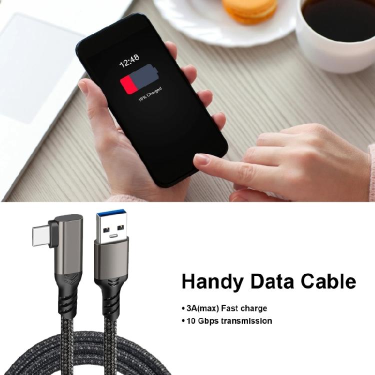 Long USB C Cable Highly Speed Data Transfer Charging Cord for Gamings PC