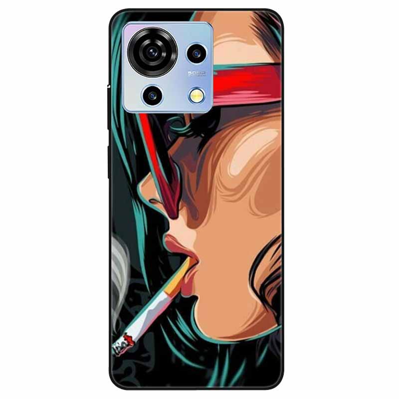 For ZTE Blade V50 Vita Case Phone Cover Shockproof TPU Soft Silicone Fundas for ZTE Blade V50 Vita V50Vita 6.75 Luxury Astronaut