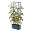 Garden Plant Cultivation Tower Vertical Growing Container Rectangular Climbing Vine Planting Box Tomato Cage With Trellis