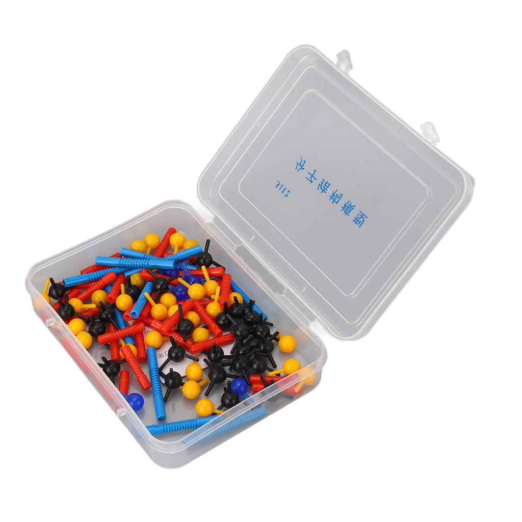 Molekylstrukturmodell Organisk kemi Kul-Pinne Skalenlig Modell med Förvaringslåda för Skollaboratorium