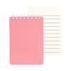 Pocket Size Notebook 128 Pages Soft Coil Binding Notebook Lined/Dotted/Gridded/Unruled for Daily Writing Note Taking