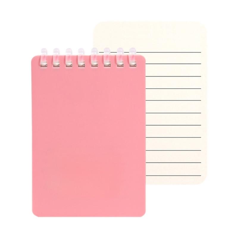 Pocket Size Notebook 128 Pages Soft Coil Binding Notebook Lined/Dotted/Gridded/Unruled for Daily Writing Note Taking