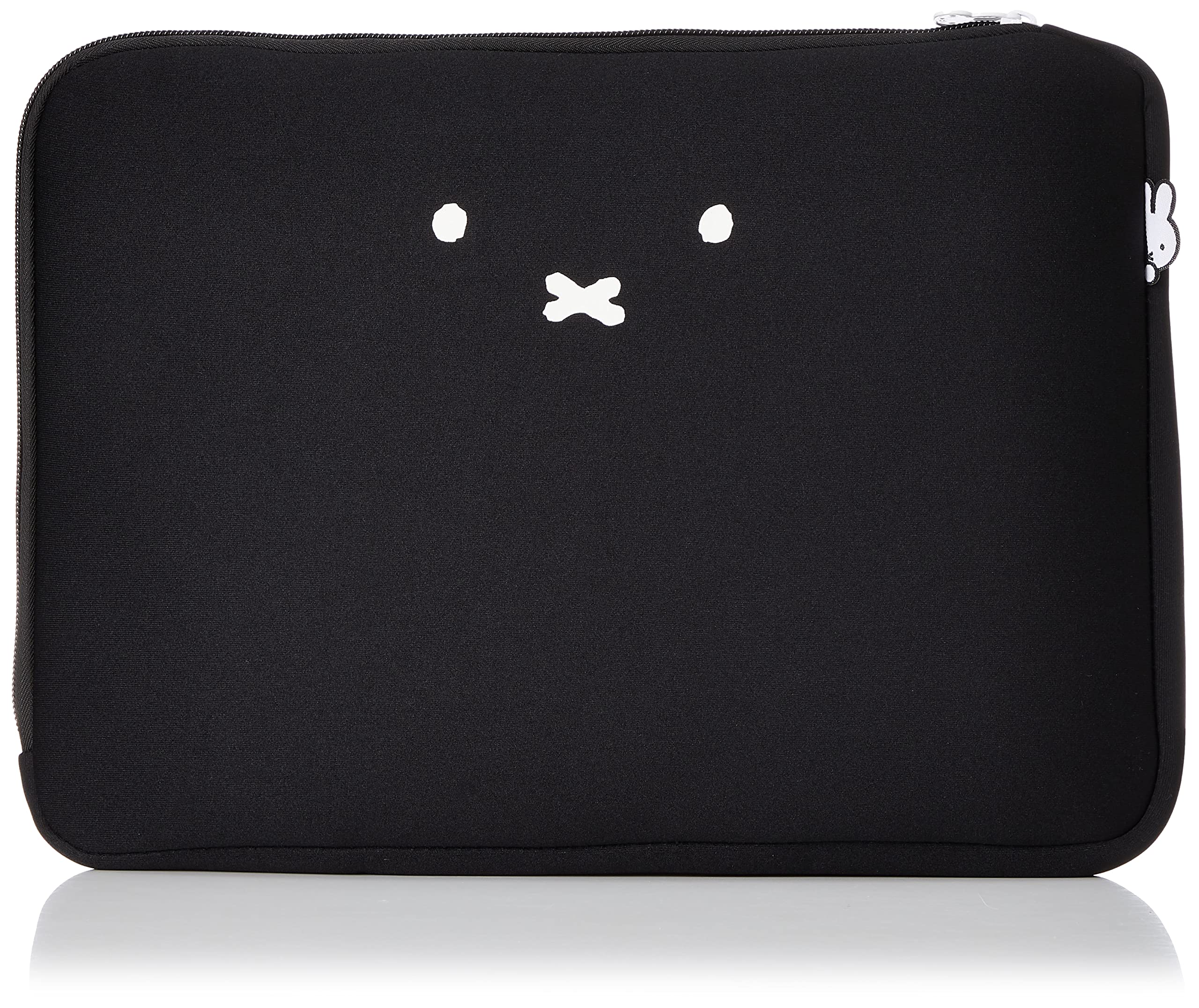 

[Siffler] Miffy Polyurethane Flat Pouch, Miffy Flat Pouch B98. Miffy Face Black, one size