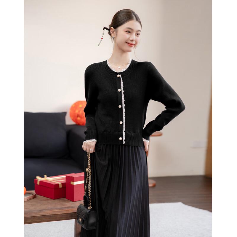 MOKANA Women's Urban Casual Long Sleeve Mid-length Dress