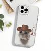 Sad Hamster Meme Phone Case For iPhone 17,16,15,14,13,12,11 Pro,Max,Plus,X,XS,XR,SE4,E Mini Transparent Soft Cover