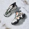 Anta Kids Panstone Trendy Fashion Thickened Non-Slip Durable Low-Top Casual Shoes Kids Sneaker Green White Gray A12446922-2