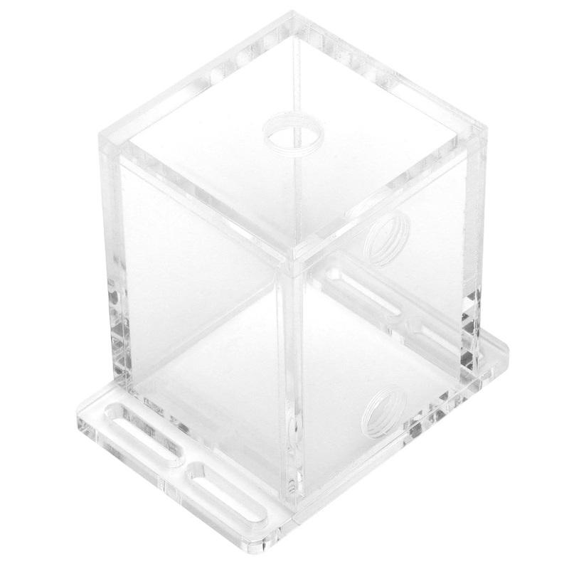 200ml Water Cooling Tank Transparent Acrylic Water Cooling Reservoir 3 Holes G1/4 Interface for Computer Water Cooler System