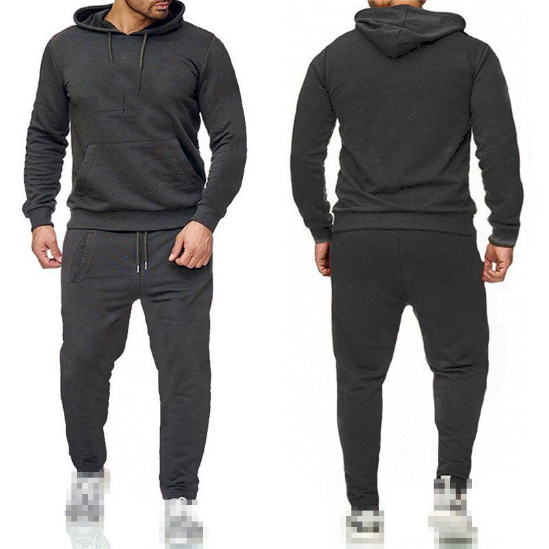 Immaculate Quality Mens Pullover Tracksuit Hoodie Jogging Bottoms Set With Stretch Fabric