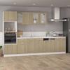 Maison Exclusive - Vitrine suspendue "Lyon" Chêne Sonoma 40 x 31 x 60 cm Bois d'ingénierie