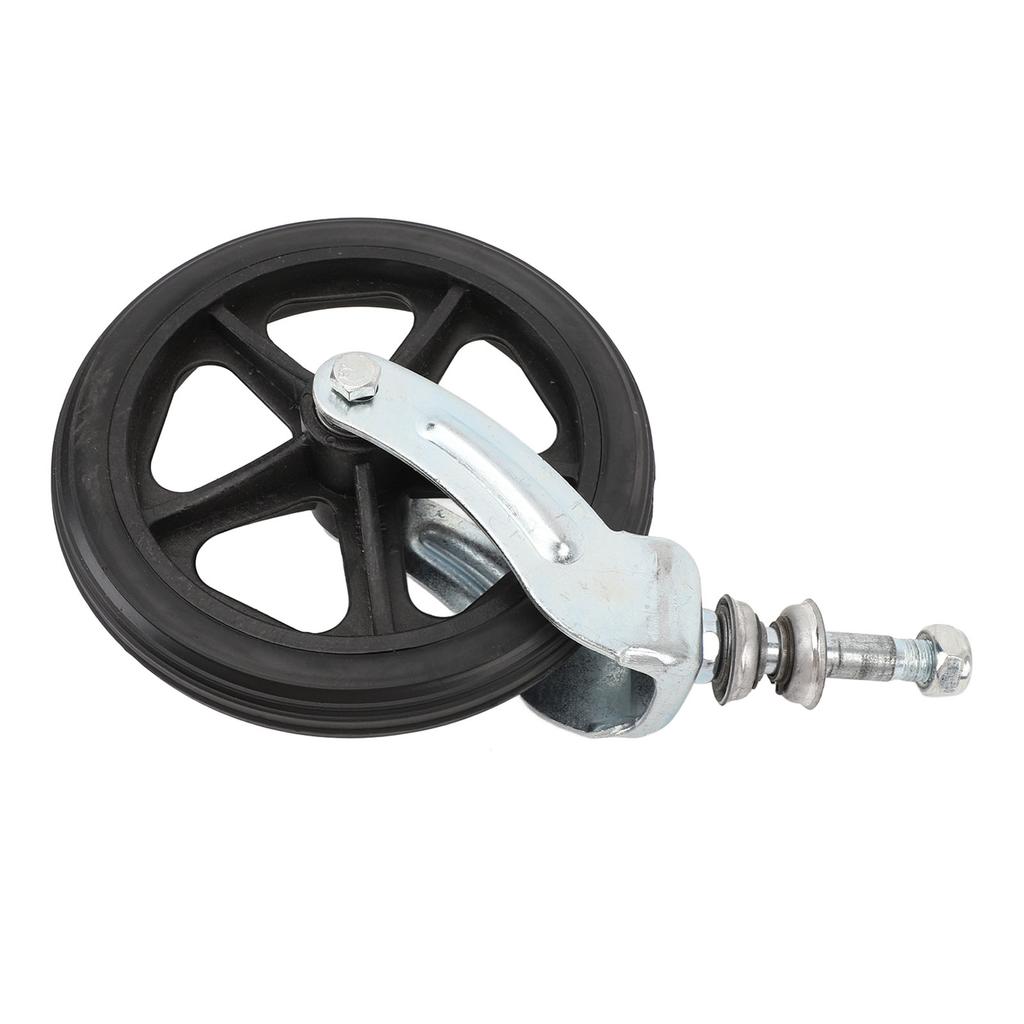 6 Inch Wheelchair Front Wheels with Front Fork Drive Steel Bearing Wheel Front Fork for Wheelchair