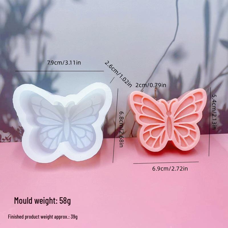 Butterfly Silicone Mold for Aromatherapy Candles, Cake Deco, Candy, and DIY Crafts