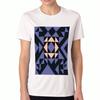 Geometrische Symbole Unisex Baumwoll-T-Shirt, Premium-Baumwolle mit Grafikdruck, Langlebig, Lässig und Modisch, Stylisches T-Shirt für Unisex, Modern und Künstlerisch
