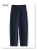 Women's Khaki High-End Drapey Casual Harem Pants - Summer 2025 Collection Thin Suit Carrot Style