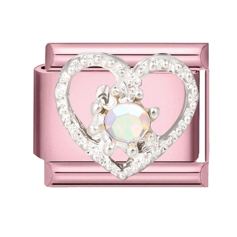 Cute Bow Knot Heart Moon Butterfly Star Candy Flower Italian Charm Links Fit 9MM Stainless Steel Bracelet Girls' DIY Making Gift