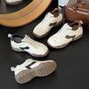 Autumn New Thick-soled German Training Shoes Women's Versatile Casual Shoes Soft-soled Leather Sports Running Shoes