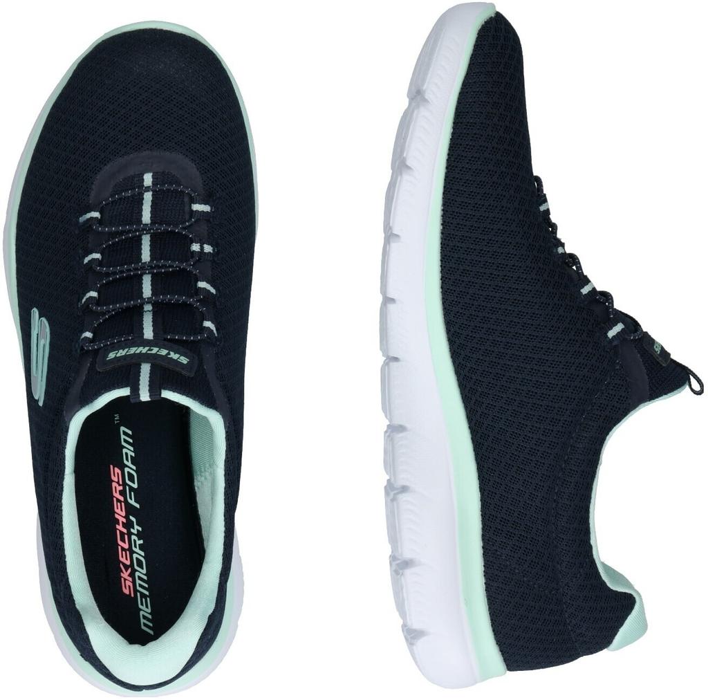 Skechers Summits Navy/aqua Sneakers