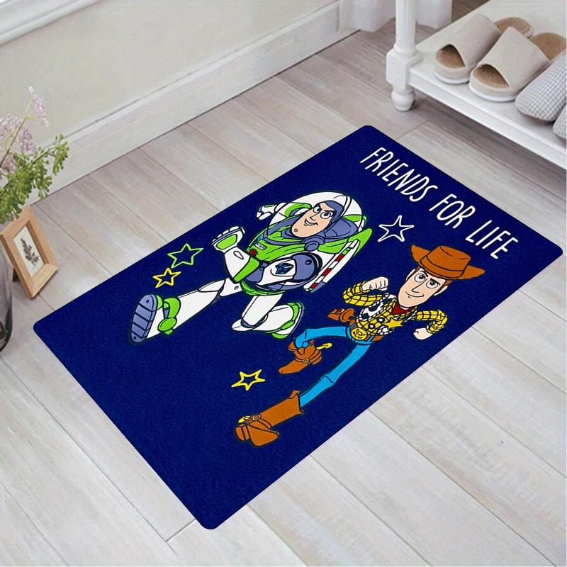 

1pc Toy Story Pattern Area Rug Soft Flannel Floor Mat for Living Room,Office,Bedroom and Carpet,Sofa Coffee Table Floor Mat 60cm by 90cm