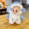 Labubu Puppen-Mini-Kleidungsset, 17 cm Pinguin-Hai-Einteiler, 17 cm Plüsch-Modepuppenkleidung, Labubu Idol Puppen, DIY-Zubehör