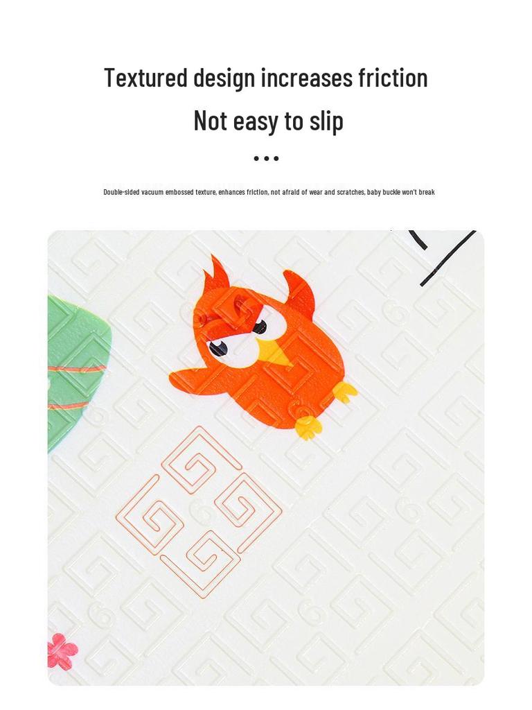 4cm Thick Foldable XPE Baby Crawling Mat - Cold-Insulating and Durable Floor Mat
