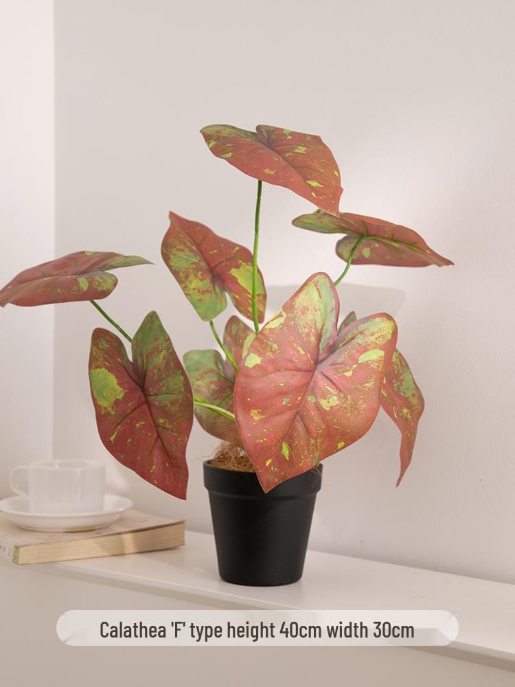 Artificial Green Plants for Indoor Decor – Potted Ornaments for Living Room or Coffee Table
