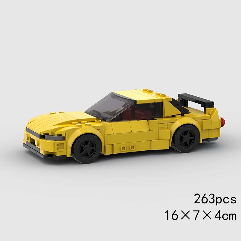 Speed Convertible MOC Car Super Race Technical Vehicle Model Building Block Racing Rally Sports Brick Christmas Gift Toy City