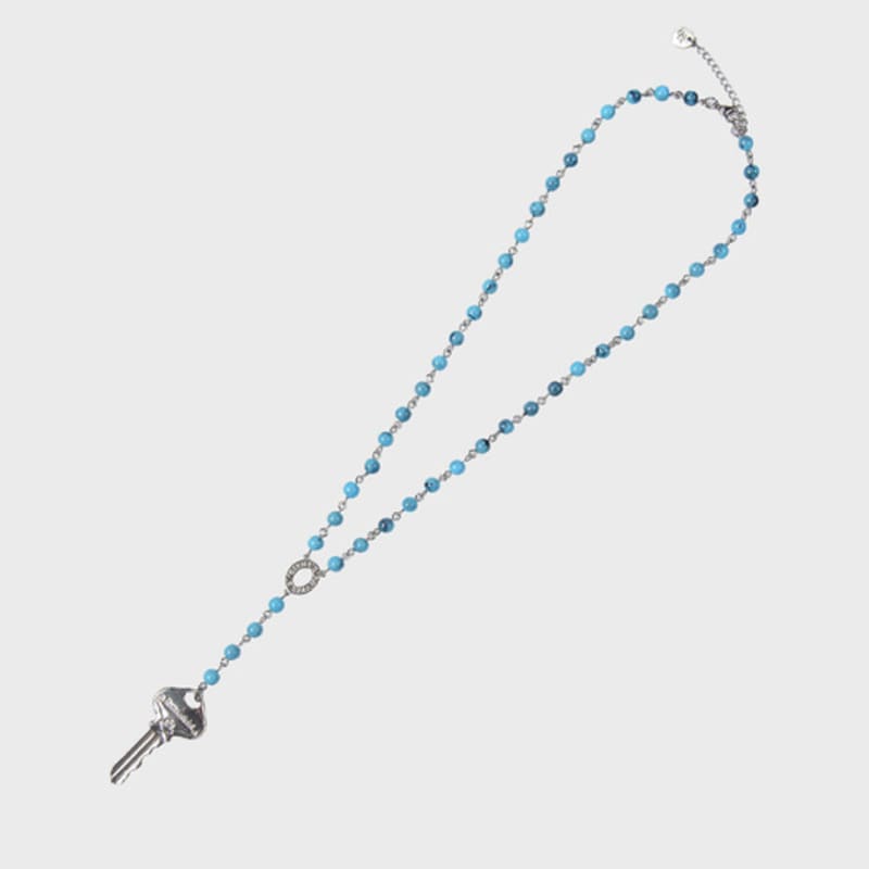

Eireve KEY & BEADS NECKLACE (TURKISHBLUE) Türkiye Blue