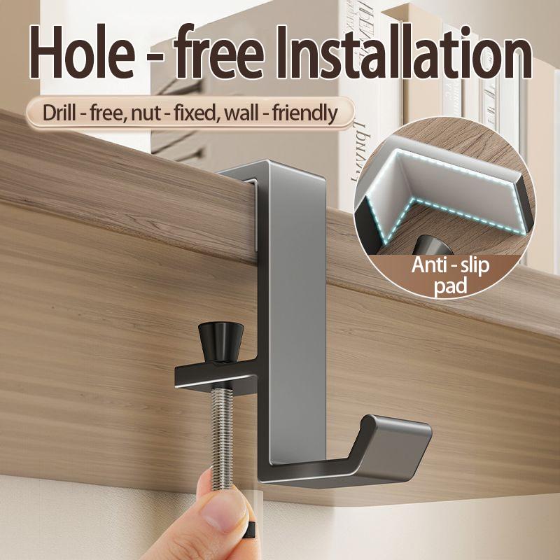 1pcs Punch-free Desk Hook Adjustable Desk Edge Hook Multi - Functional Gaming Headset Hanging Hook Home Office Organizer