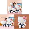 Peluche Cartoon Hello Kitty con Pelo Corto in Poliestere per Bambini e Collezionisti