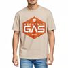 Unisexs Top Comfortable Big Size Tee Shirt Orange Hexagon With Text Prints Soft Vintage Tshirt Minimalist Breathable Tee Short