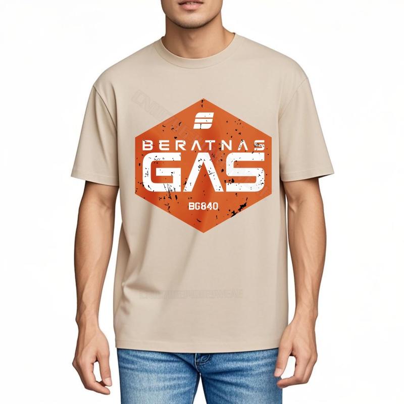 Unisexs Top Comfortable Big Size Tee Shirt Orange Hexagon With Text Prints Soft Vintage Tshirt Minimalist Breathable Tee Short
