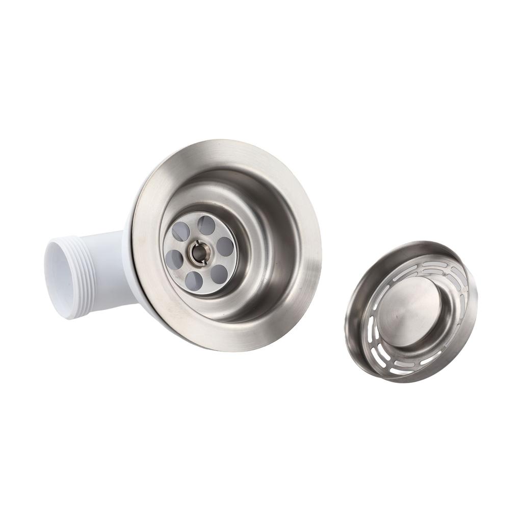 Stainless Steel Sink Strainer with Large 79mm Diameter for Effective Food Particle Capture and Drain Performance