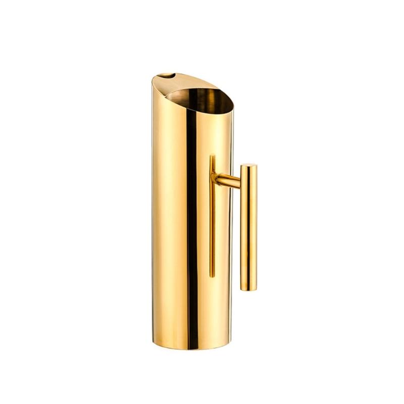 Stainless Steel Straight Body Pouring Pots Large Capacity Water Pitcher Water Jugs Suitable for Office and Home Use