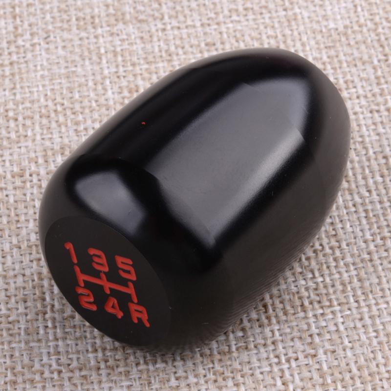5 Speed Gear Shift Knob Shifter Lever Head 3 Adapter for Car Aluminium Alloy