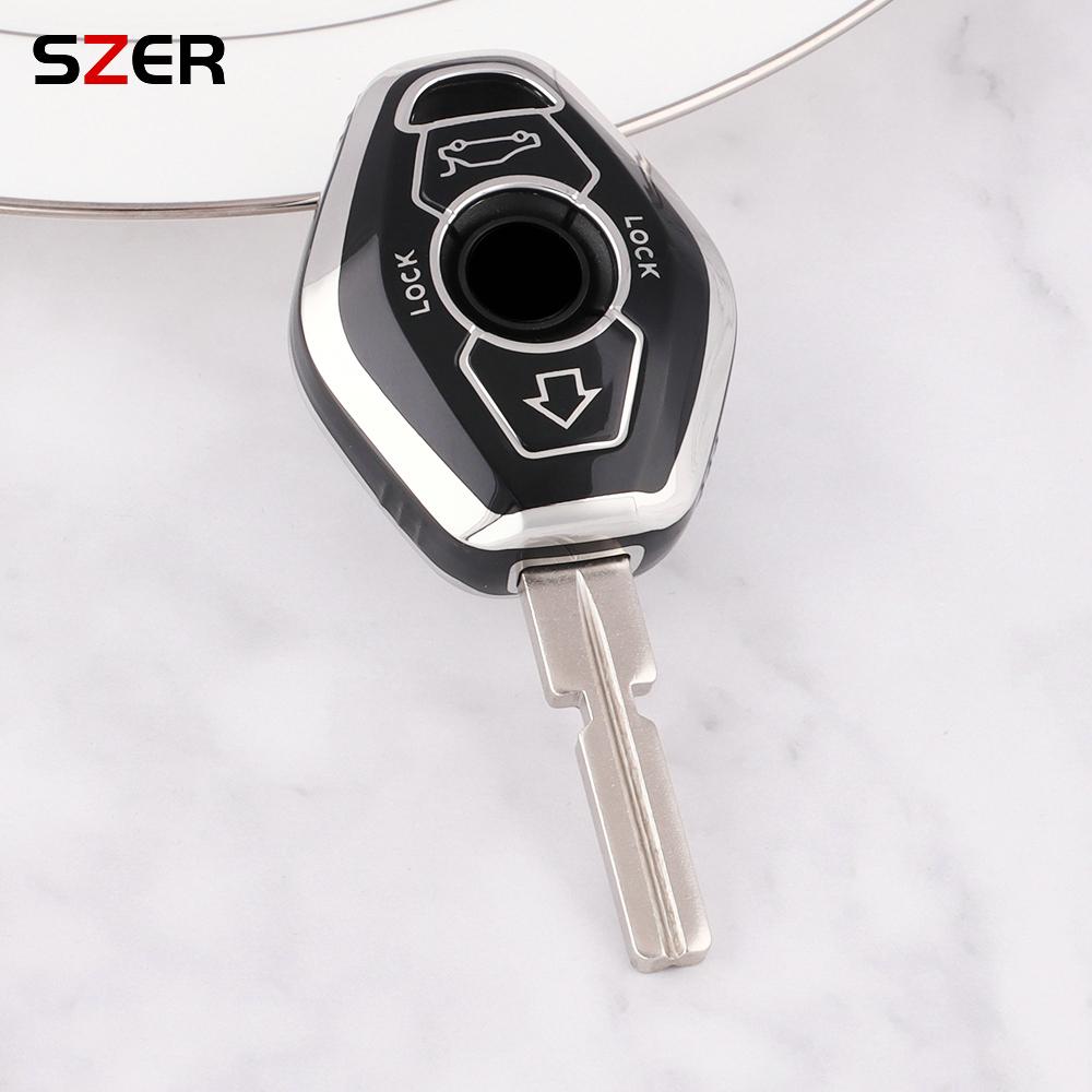 Tpu Keychain Holder Key Case For Bmw E46 E53 X5 X3 E83 X3 E39 Serie 7 5 3 330I Accessories Car Key Cover