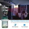 V380 Solar 10x Zoom Tri-Screen Full-Color Wireless Smart Outdoor Surveillance Camera