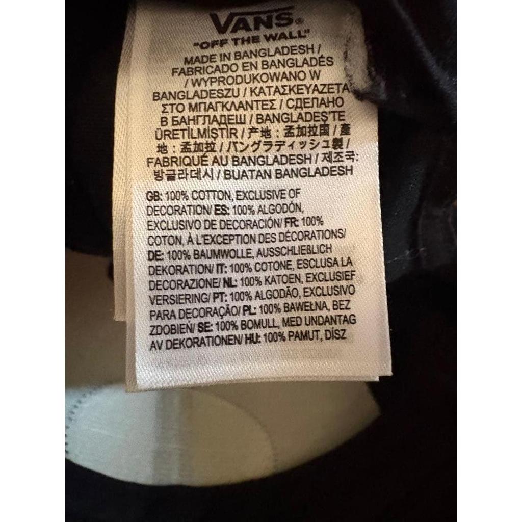Used VANS Black Cap Off The Wall